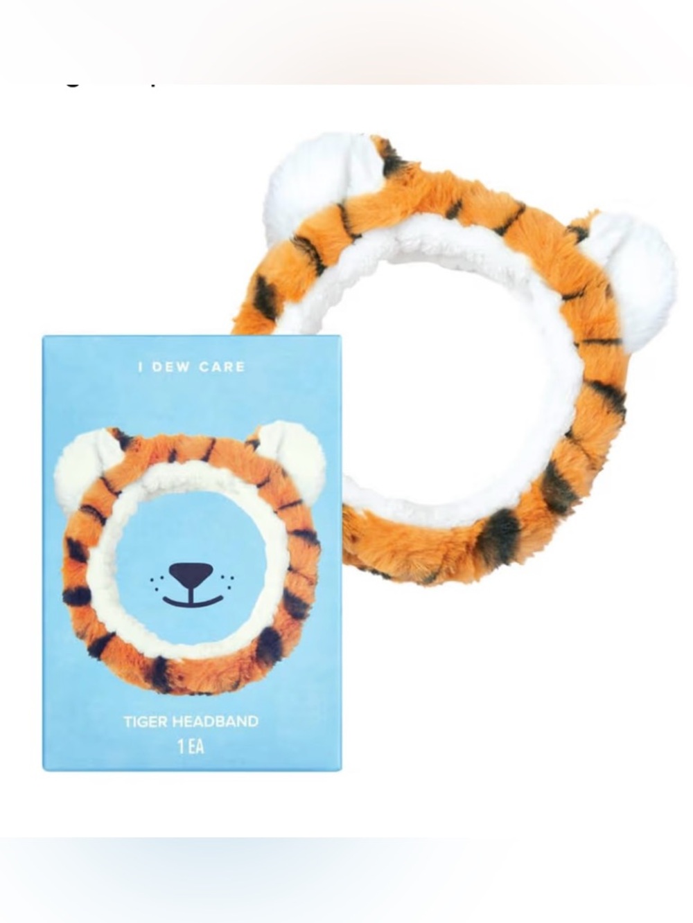 I DEW CARE Face Wash Headband - Tiger (3) - Picture 2 of 8